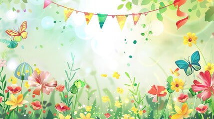 Garden Party Birthday Background Ideas for a Whimsical Celebration