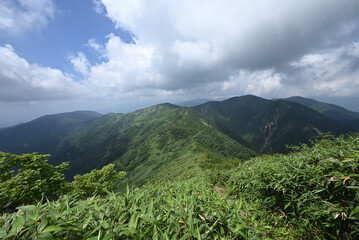 Climbing Mt. Shirasuna, Gunma, Japan
