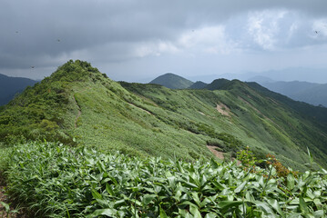 Climbing Mt. Shirasuna, Gunma, Japan