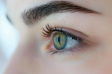 Obraz premium A close-up of a beauty model's eyes