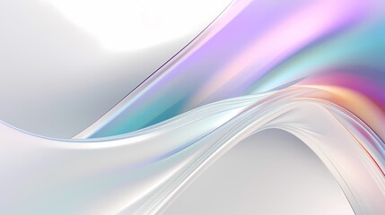 Digital technology rainbow light refraction abstract poster web page background