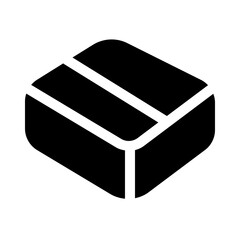 package isometric icon with glyph style, perfect for user interface projects