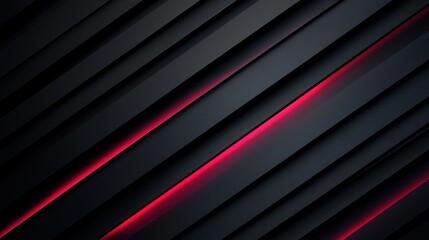 Obraz premium Abstract black and red diagonal lines background