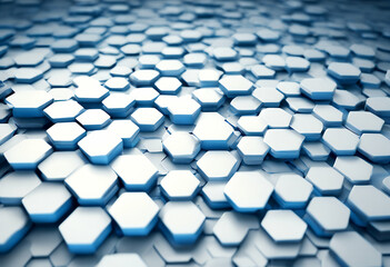 Fototapeta premium wallpaper architecture perspective geometric modern honeycomb matrix surface element light structure technology xagonal polygonal effect connection order decorative virtual concept creative futurist