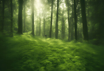 Obraz premium advertisement angle nature visual banner globalwarming wide copyspace planet analysis concept earth forest tech plant sustainability science future green design global composition natural network 