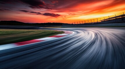 Race Track Sunset