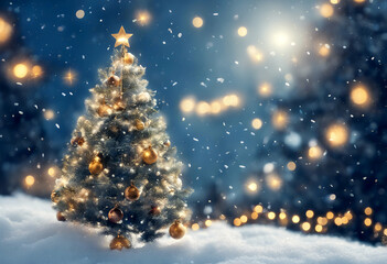 snowflake seasonal gift nobody celebration element christmas banner balls decor present background ball sky falling beautiful december greeting decoration merry decorated shiny