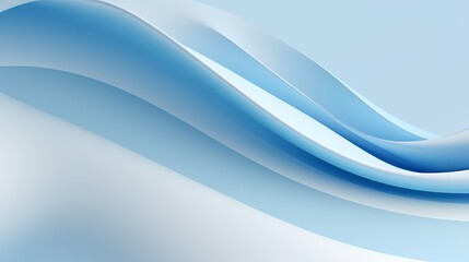 Fototapeta premium digital technology blue and white abstract curve poster background