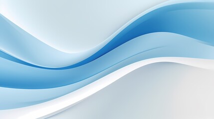 Obraz premium digital technology blue and white abstract curve poster background
