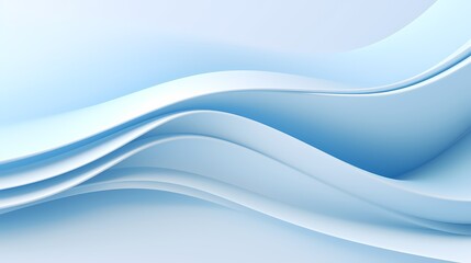 Fototapeta premium digital technology blue and white abstract curve poster background