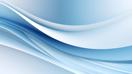 digital technology blue and white abstract curve poster background