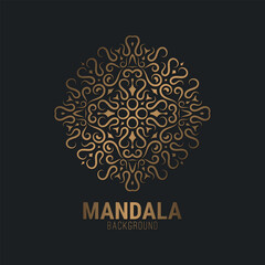 Luxury Mandala background design template