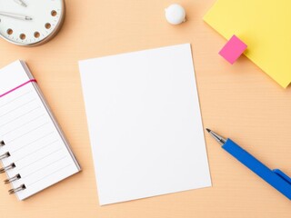 Yellow sticky note with curled corner isolated on white background, blank, paper