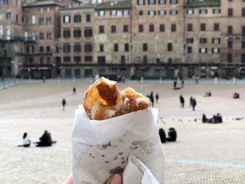 siena italy food fried frittelle