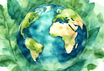 created artistic ink paint green graphic worldwide global tree art blue illustration symbol modern technology abstract white draw ecology globe earth sphere environment colours drawing plan