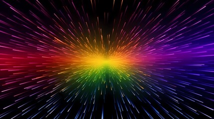 digital technology rainbow color abstract aurora poster background