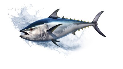 Fototapeta premium Tuna Fish Jumping Out of Water