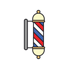 Barber Lamp Pole icon vector design templates simple and modern