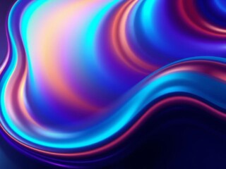 Fototapeta premium Abstract colorful metallic wave background with wavy lines and vibrant colors, vibrant, metallic