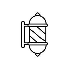 Barber Lamp Pole icon vector design templates simple and modern