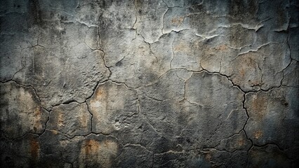 Obraz premium A weathered and cracked surface, revealing the passage of time and the resilience of nature's elements