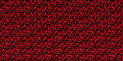 Triangle shape multi colour pattern design | Decorative seamless pattern background with geometric shape for texture, greeting | Elegant luxury patter background with red colour  