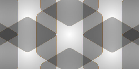 Obraz premium Hexagonal shape pattern background | Elegant seamless pattern with triangle, diamond, light shape, colourful | Abstract background with silver colour