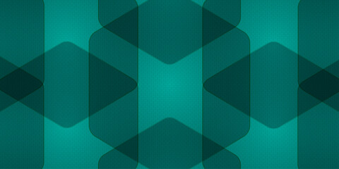 Fototapeta premium Hexagonal shape pattern background | Elegant seamless pattern with triangle, diamond, light shape, colourful | Abstract background with teal, black colour