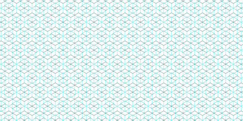 Hexagonal shape pattern background | Elegant seamless pattern with multi shape, colourful | Abstract background with aqua, black colour