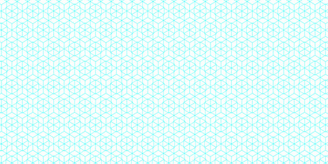 Hexagonal shape pattern background | Elegant seamless pattern with multi shape, colourful | Abstract background with aqua colour