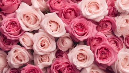 Naklejka premium botany colourful collection cut background romance rose bloom flower bright nature 