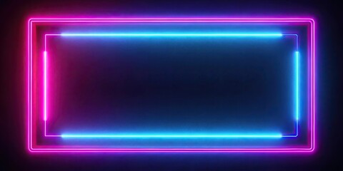 Neon light frame with abstract design , neon, light, frame,background, abstract, glow, colorful, vibrant, contemporary