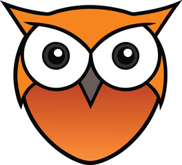 Owl Head High Quality Vector Illustrations for Logos and Creative Designs