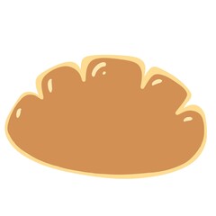 シンプルでかわいいクリームパン