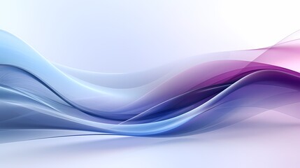 Naklejka premium digital technology purple and blue flowing lines poster background