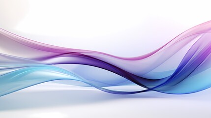digital technology purple and blue flowing lines poster background