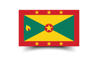 Grenada flag official colors and proportion digital vector illustration