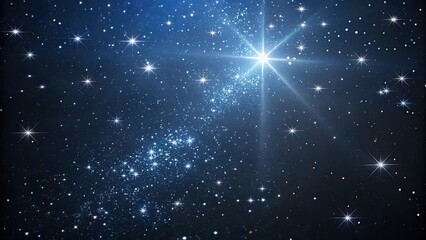Modern beauty star particles shining brightly against dark background, beauty, modern, star, particles, shining, bright