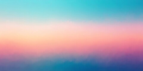 Obraz premium Abstract Gradient of Pastel Hues, Evoking a Serene and Dreamy Atmosphere