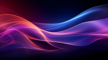 digital technology purple blue spiral circle particle poster background