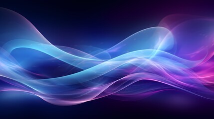 Naklejka premium digital technology purple blue spiral circle particle poster background