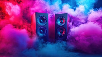 Loudspeaker in Smoke