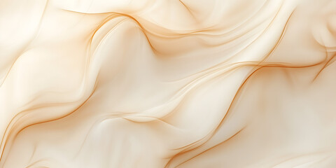 Obraz premium Creamy Abstract Texture: Capturing the flow and movement of a luxurious, cream-colored substance with subtle golden streaks. A minimalist backdrop for beauty, wellness, and elegance.