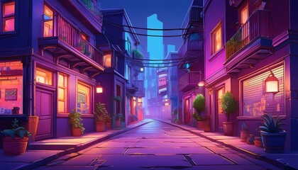 street in the night