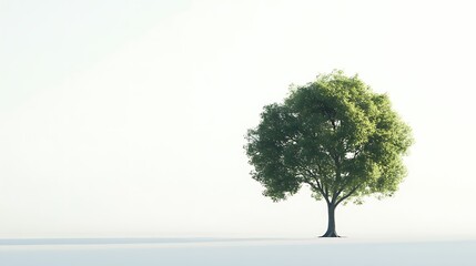Obraz premium Tree isolated on white background