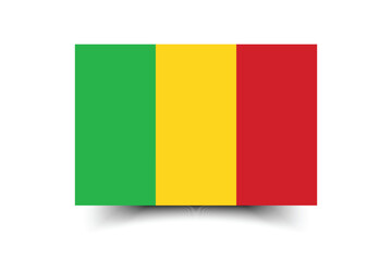 Mali flag official colors and proportion digital vector illustration