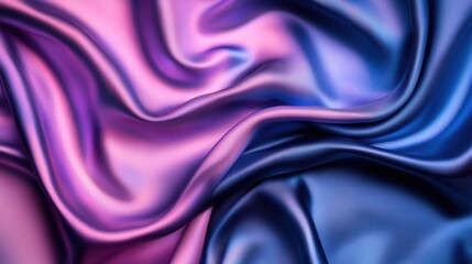 Obraz premium Luxurious silk fabric in vibrant colors with smooth, flowing textures for elegant backgrounds.