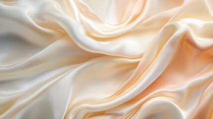 Obraz premium Luxurious silk fabric in vibrant colors with smooth, flowing textures for elegant backgrounds.