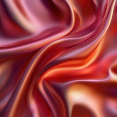Fototapeta premium Luxurious silk fabric in vibrant colors with smooth, flowing textures for elegant backgrounds.