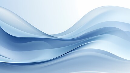 Fototapeta premium digital technology silver and white abstract wave poster background